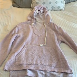 Purple light pullover